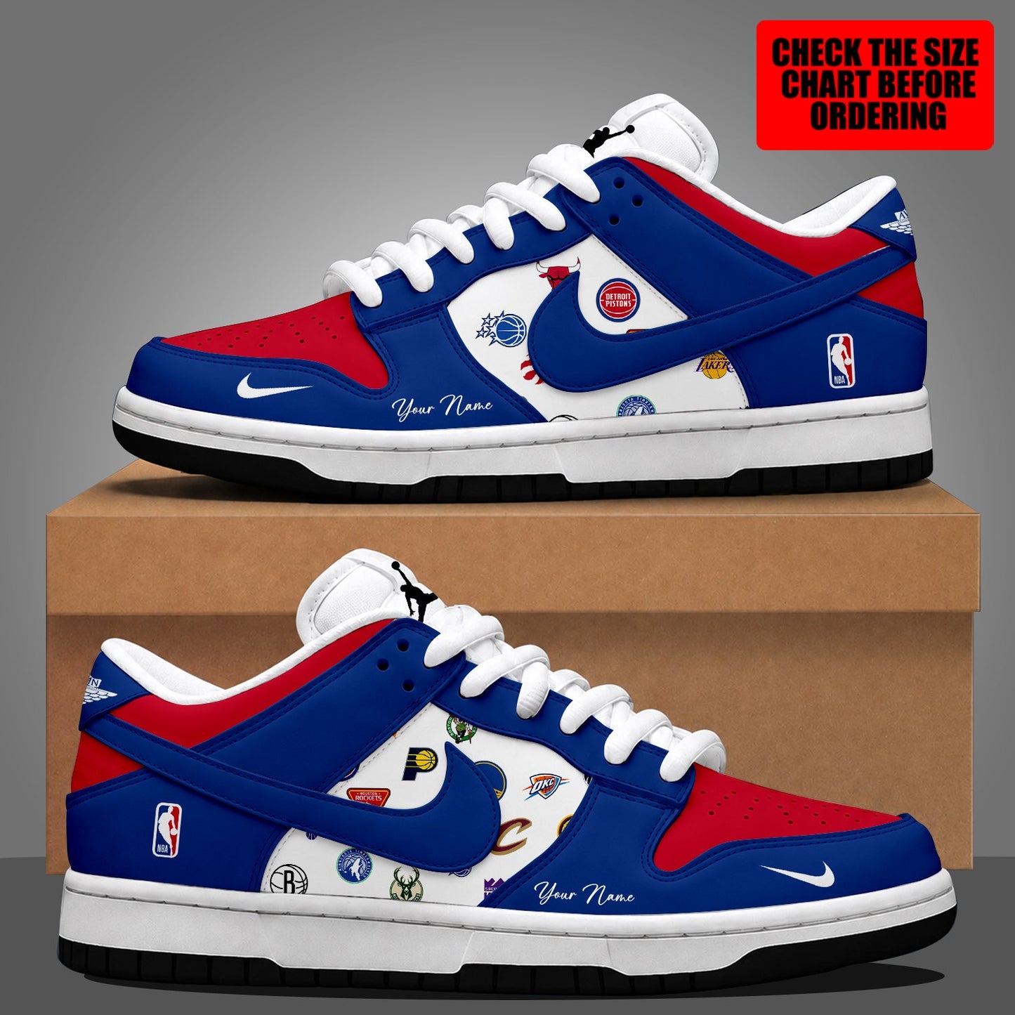 [HOT DEAL] NEW CUSTOMIZED NBA32 ALL TEAMS DUNK LOW SHOES