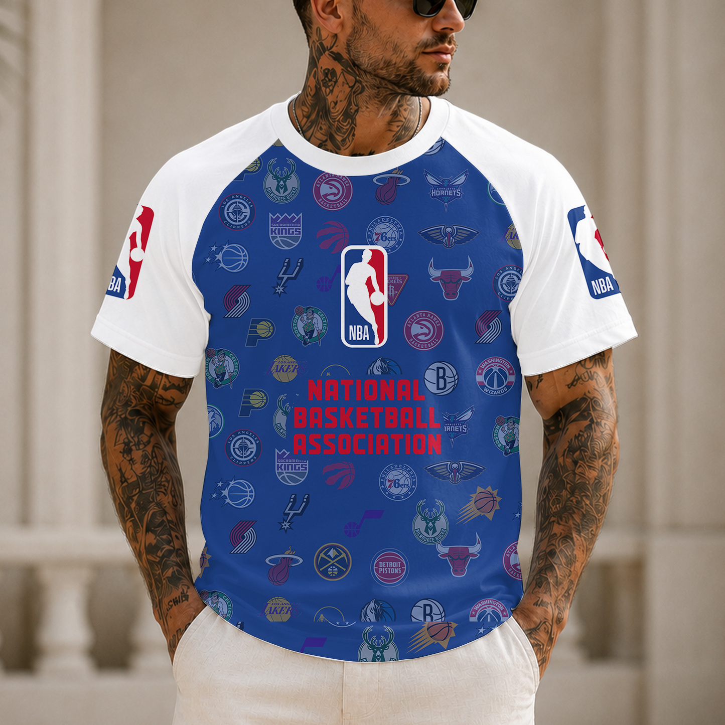 [HOT DEAL] NEW CUSTOMIZED NBA32 ALL TEAMS RAGLAN TEE