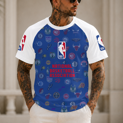 [HOT DEAL] NEW CUSTOMIZED NBA32 ALL TEAMS RAGLAN TEE