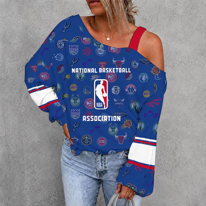 [HOT DEAL] NEW CUSTOMIZED NBA32 NBA ALL TEAMS DROP SHOULDER SWEATSHIRT