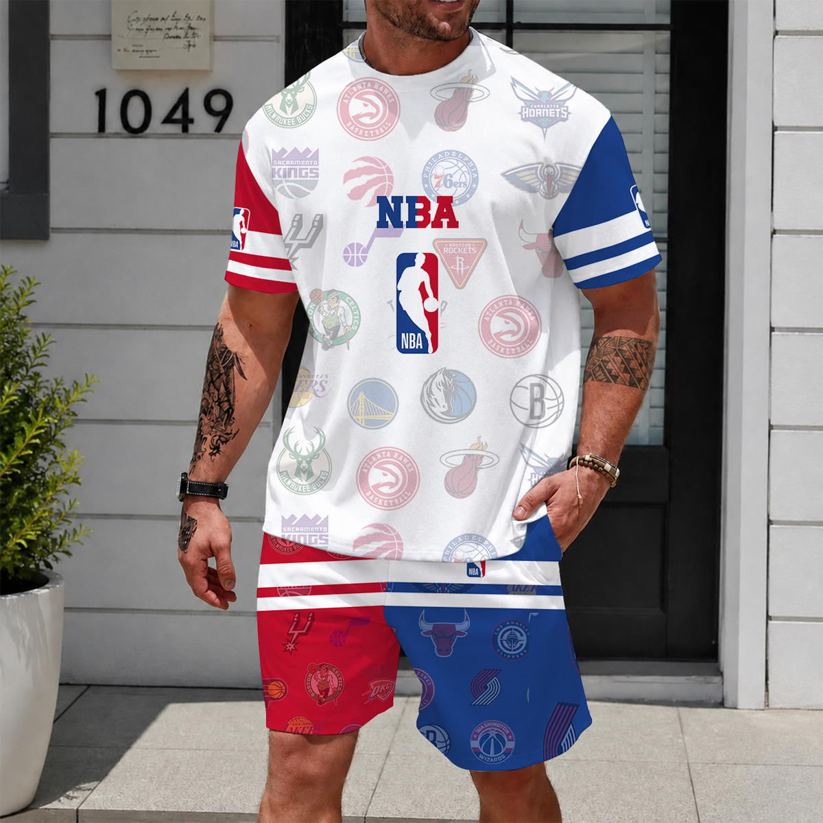 [HOT DEAL] NEW CUSTOMIZED NBA32 ALL TEAMS UNISEX T-SHIRT & SHORTS SET