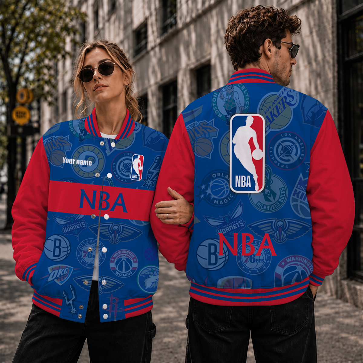 [HOT DEAL] NEW CUSTOMIZED NBA32 NBA ALL TEAMS BASEBALL JACKET, SATIN VARSITY JACKET