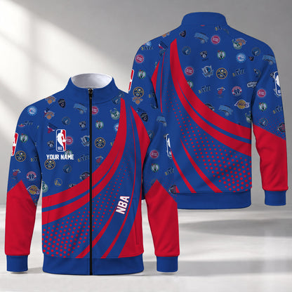 [HOT DEAL] NEW CUSTOMIZED NHL32 BBA ALL TEAMS STAND COLLAR JACKET
