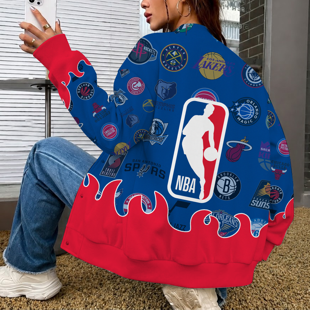 [HOT DEAL] NEW CUSTOMIZED NBA32 NBA ALL TEAMS BASEBALL JACKET, SATIN VARSITY JACKET