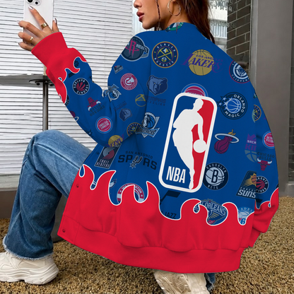 [HOT DEAL] NEW CUSTOMIZED NBA32 NBA ALL TEAMS BASEBALL JACKET, SATIN VARSITY JACKET