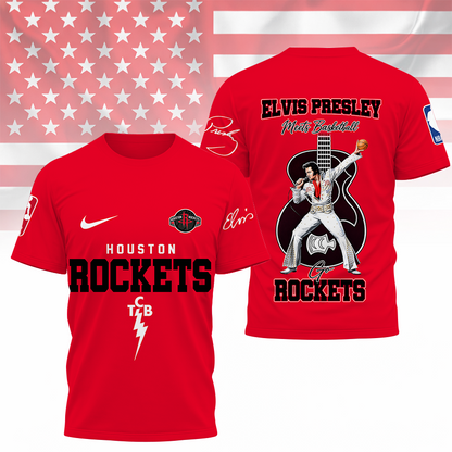 [HOT DEAL] NEW CUSTOMIZED NBA07 HRO HOUSTON ROCKETS X ELVIS PRESLEY T-SHIRT, HOODIE, ZIP HOODIE
