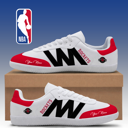 [HOT DEAL] NEW CUSTOMIZED NBA07 HRO HOUSTON ROCKETS CLASSIC SNEAKERS
