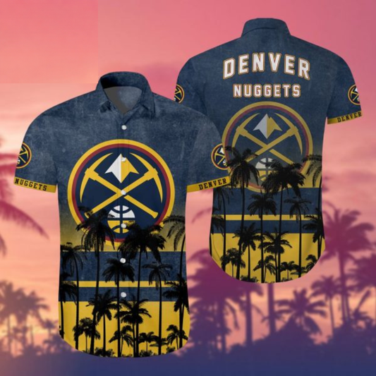 [HOT DEAL] NEW CUSTOMIZED NBA08 DNU DENVER NUGGETS UNISEX HAWAIIAN SHIRT
