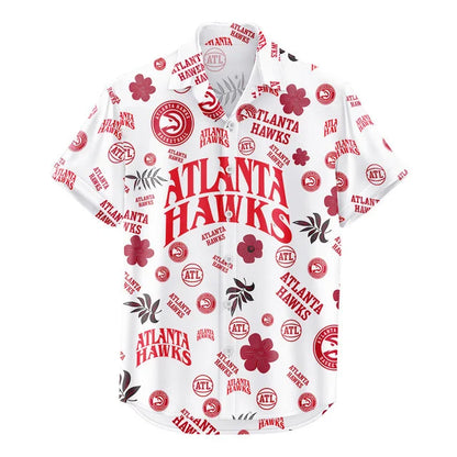 [HOT DEAL] NEW CUSTOMIZED NBA17 AHA ATLANTA HAWKS UNISEX HAWAIIAN SHIRT & SHORTS SET