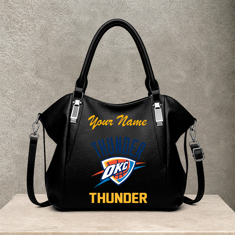 [HOT DEAL] NEW CUSTOMIZED NBA01 OCT OKLAHOMA CITY THUNDER SHOULDER HANDBAG