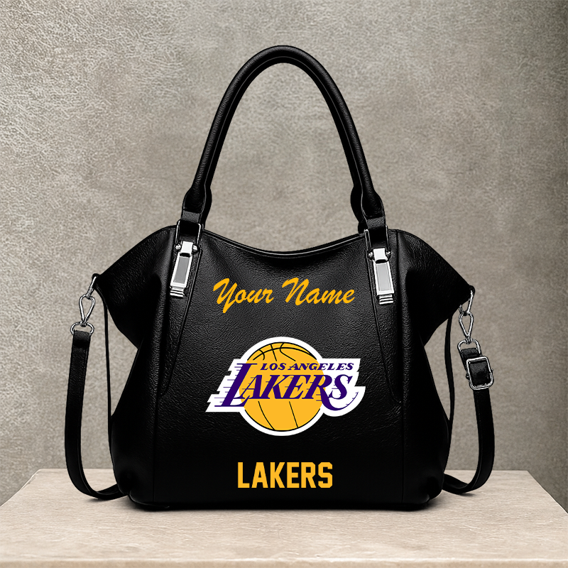 [HOT DEAL] NEW CUSTOMIZED NBA09 LLA LOS ANGELES LAKERS SHOULDER HANDBAG