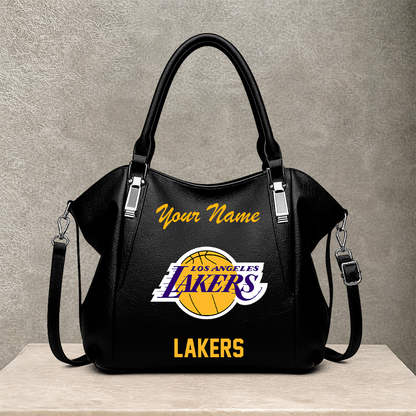 [HOT DEAL] NEW CUSTOMIZED NBA09 LLA LOS ANGELES LAKERS SHOULDER HANDBAG