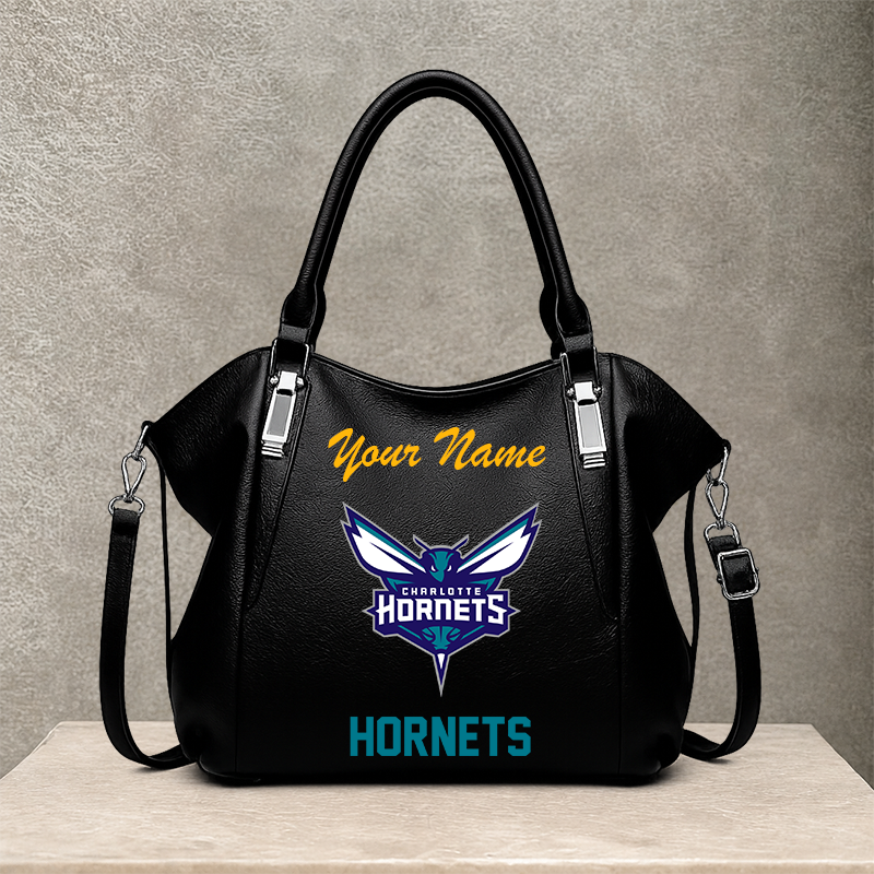 [HOT DEAL] NEW CUSTOMIZED NBA27 CHO CHARLOTTE HORNETS SHOULDER HANDBAG