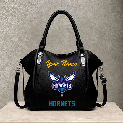[HOT DEAL] NEW CUSTOMIZED NBA27 CHO CHARLOTTE HORNETS SHOULDER HANDBAG