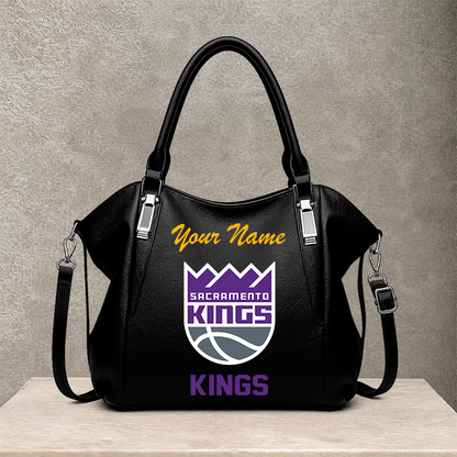 [HOT DEAL] NEW CUSTOMIZED NBA16 SKI SACRAMENTO KINGS SHOULDER HANDBAG