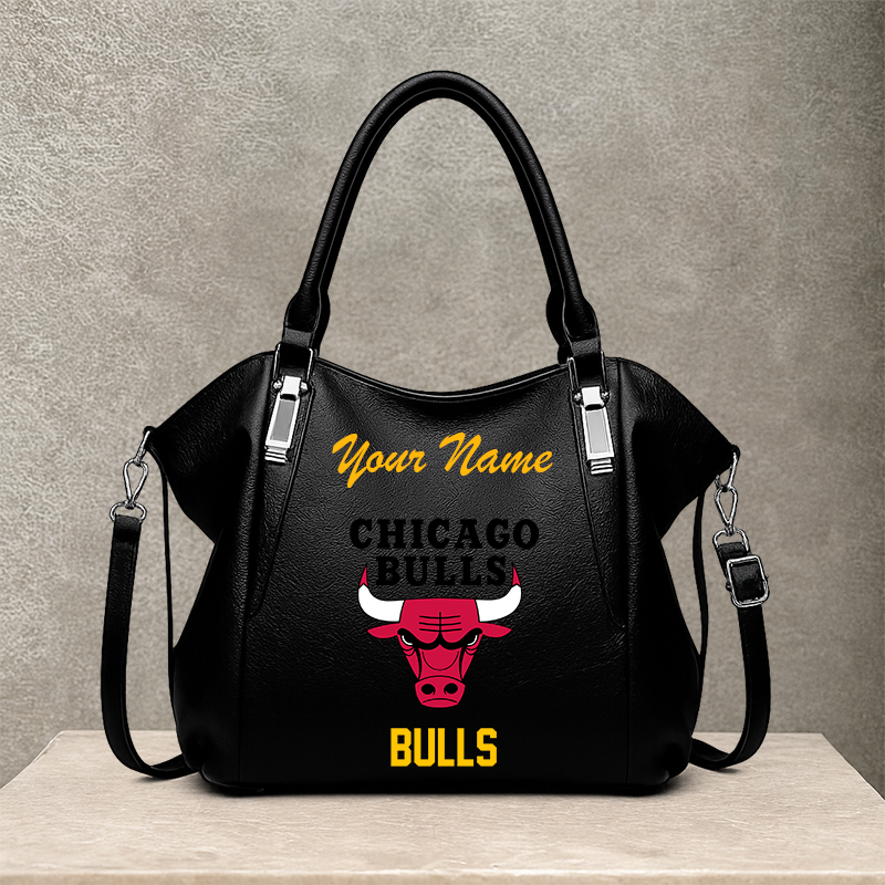 [HOT DEAL] NEW CUSTOMIZED NBA19 CBU CHICAGO BULLS SHOULDER HANDBAG
