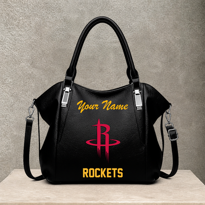 [HOT DEAL] NEW CUSTOMIZED NBA07 HRO HOUSTON ROCKETS SHOULDER HANDBAG
