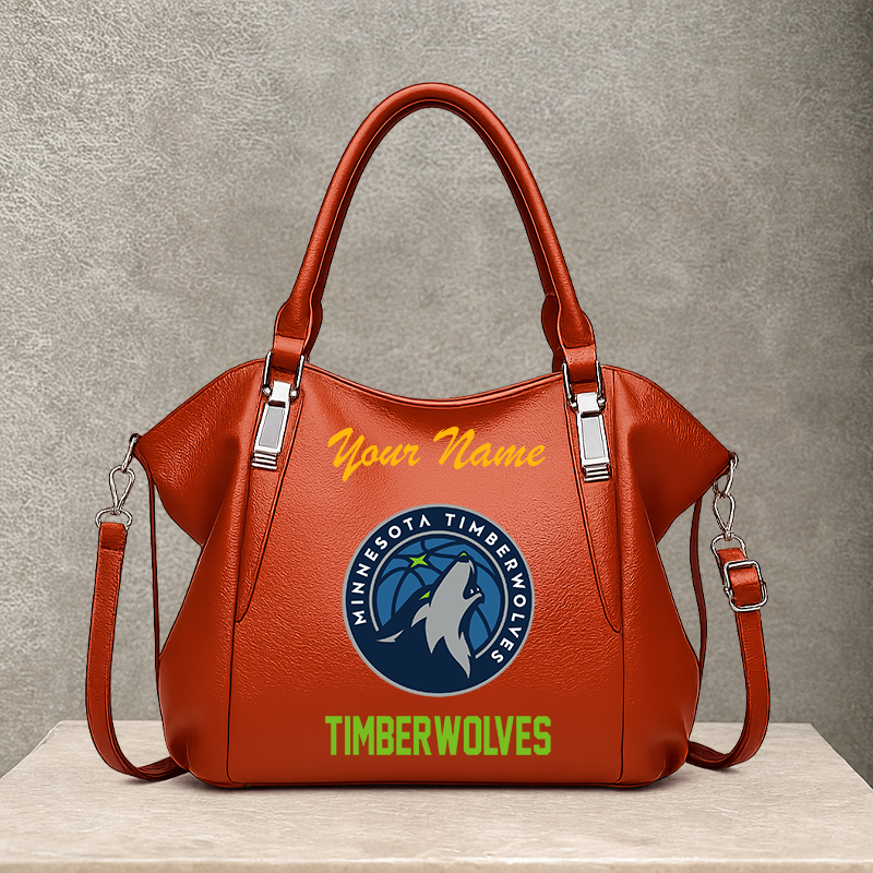 [HOT DEAL] NEW CUSTOMIZED NBA05 MTW MINNESOTA TIMBERWOLVES SHOULDER HANDBAG