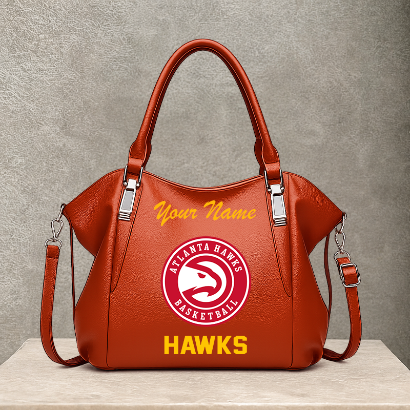 [HOT DEAL] NEW CUSTOMIZED NBA17 AHA ATLANTA HAWKS SHOULDER HANDBAG