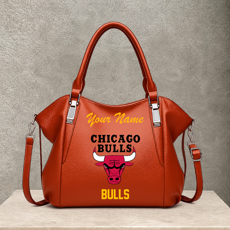 [HOT DEAL] NEW CUSTOMIZED NBA19 CBU CHICAGO BULLS SHOULDER HANDBAG