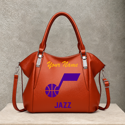 [HOT DEAL] NEW CUSTOMIZED NBA29 UJZ UTAH JAZZ SHOULDER HANDBAG