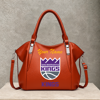 [HOT DEAL] NEW CUSTOMIZED NBA16 SKI SACRAMENTO KINGS SHOULDER HANDBAG