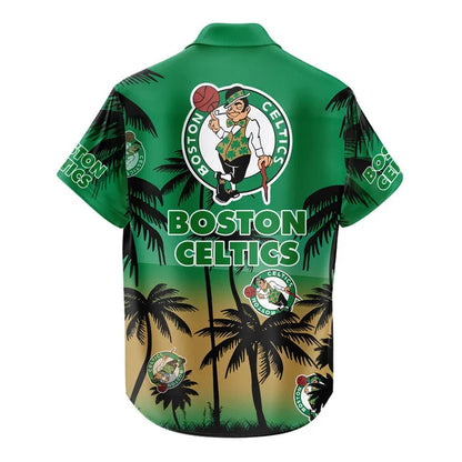 [HOT DEAL] NEW CUSTOMIZED NBA03 BCE BOSTON CELTICS UNISEX HAWAIIAN SHIRT & SHORTS SET