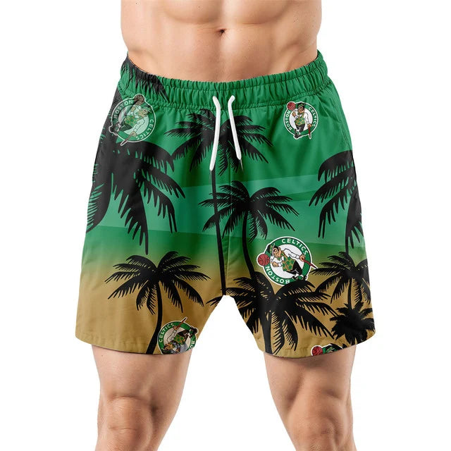 [HOT DEAL] NEW CUSTOMIZED NBA03 BCE BOSTON CELTICS UNISEX HAWAIIAN SHIRT & SHORTS SET