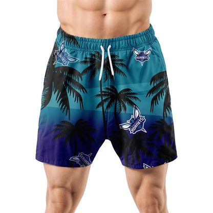 [HOT DEAL] NEW CUSTOMIZED NBA27 CHO CHARLOTTE HORNETS UNISEX HAWAIIAN SHIRT & SHORTS SET
