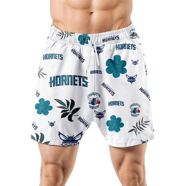 [HOT DEAL] NEW CUSTOMIZED NBA27 CHO CHARLOTTE HORNETS UNISEX HAWAIIAN SHIRT & SHORTS SET