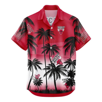 [HOT DEAL] NEW CUSTOMIZED NBA19 CBU CHICAGO BULLS UNISEX HAWAIIAN SHIRT & SHORTS SET