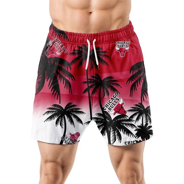 [HOT DEAL] NEW CUSTOMIZED NBA19 CBU CHICAGO BULLS UNISEX HAWAIIAN SHIRT & SHORTS SET