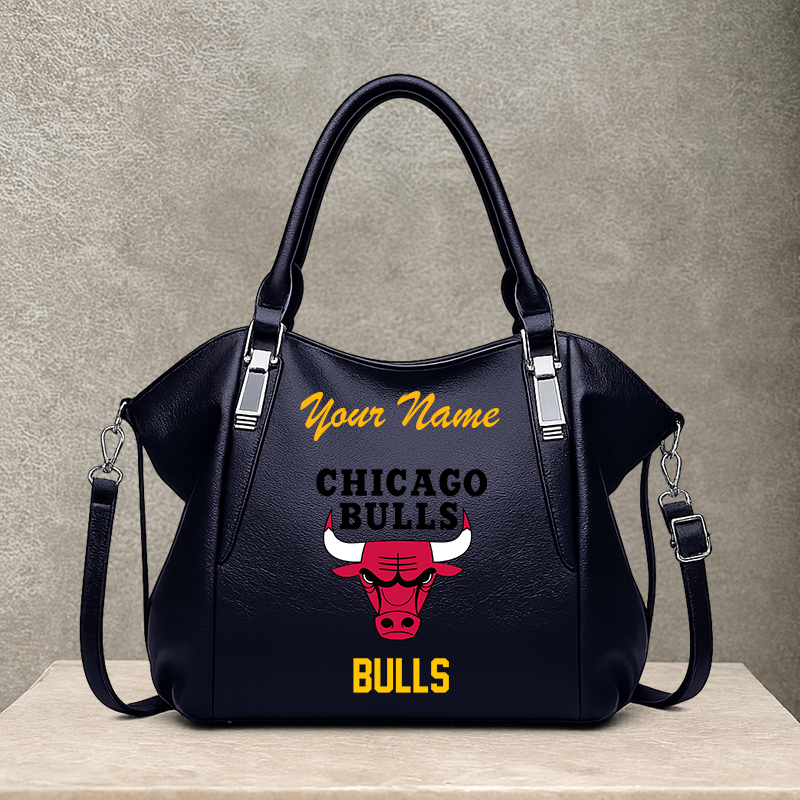 [HOT DEAL] NEW CUSTOMIZED NBA19 CBU CHICAGO BULLS SHOULDER HANDBAG