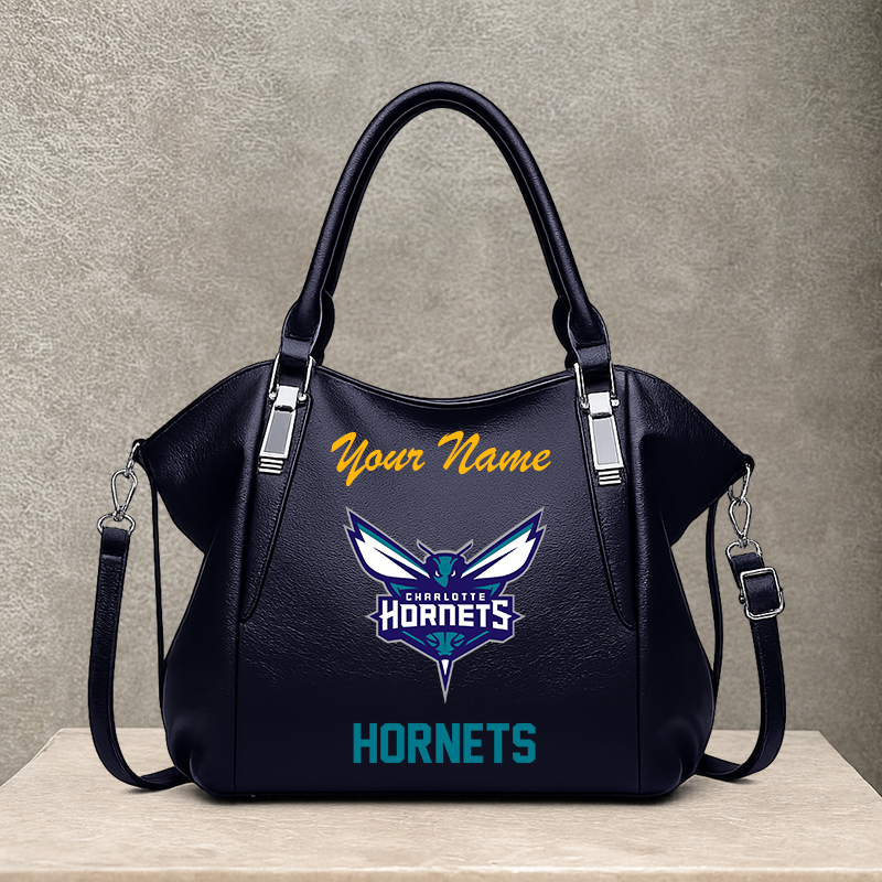 [HOT DEAL] NEW CUSTOMIZED NBA27 CHO CHARLOTTE HORNETS SHOULDER HANDBAG