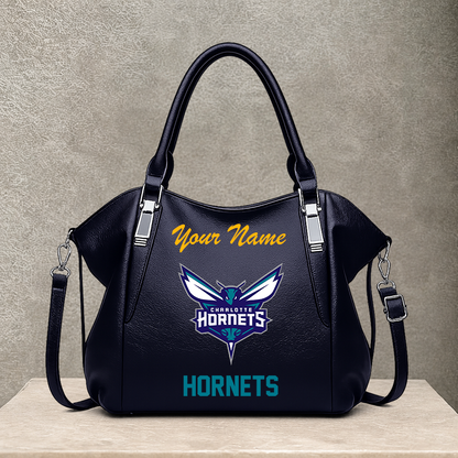 [HOT DEAL] NEW CUSTOMIZED NBA27 CHO CHARLOTTE HORNETS SHOULDER HANDBAG