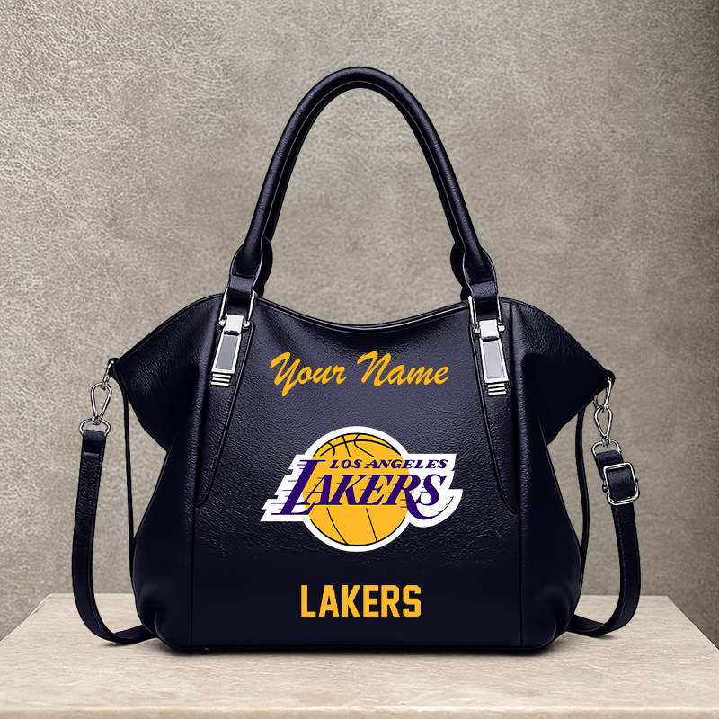 [HOT DEAL] NEW CUSTOMIZED NBA09 LLA LOS ANGELES LAKERS SHOULDER HANDBAG