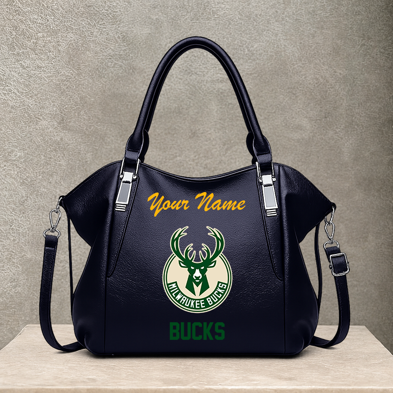 [HOT DEAL] NEW CUSTOMIZED NBA11 MBU MILWAUKEE BUCKS SHOULDER HANDBAG