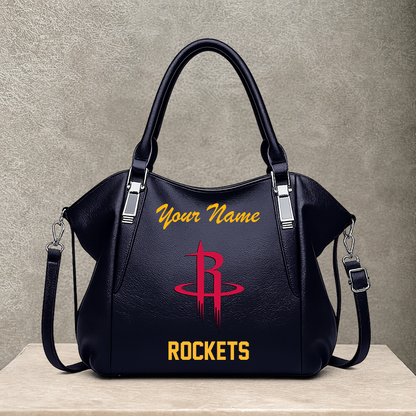 [HOT DEAL] NEW CUSTOMIZED NBA07 HRO HOUSTON ROCKETS SHOULDER HANDBAG