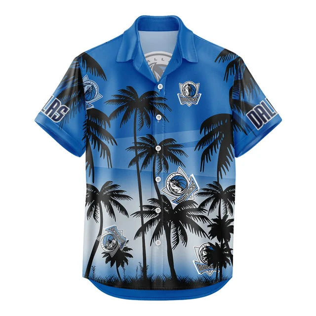 [HOT DEAL] NEW CUSTOMIZED NBA18 DMA DALLAS MAVERICKS UNISEX HAWAIIAN SHIRT & SHORTS SET