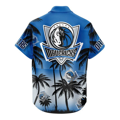 [HOT DEAL] NEW CUSTOMIZED NBA18 DMA DALLAS MAVERICKS UNISEX HAWAIIAN SHIRT & SHORTS SET