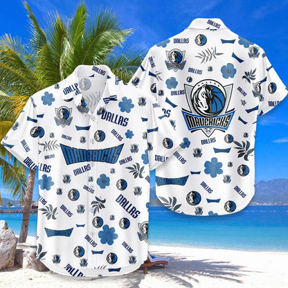 [HOT DEAL] NEW CUSTOMIZED NBA18 DMA DALLAS MAVERICKS UNISEX HAWAIIAN SHIRT & SHORTS SET