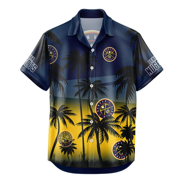 [HOT DEAL] NEW CUSTOMIZED NBA08 DNU DENVER NUGGETS UNISEX HAWAIIAN SHIRT & SHORTS SET