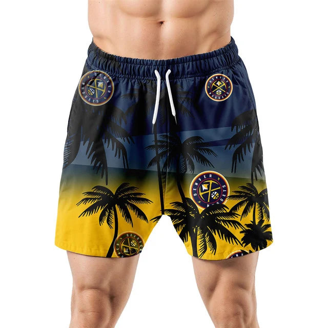 [HOT DEAL] NEW CUSTOMIZED NBA08 DNU DENVER NUGGETS UNISEX HAWAIIAN SHIRT & SHORTS SET