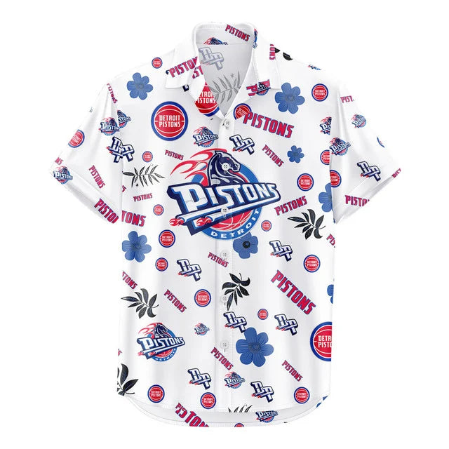[HOT DEAL] NEW CUSTOMIZED NBA14 DPI DETROIT PISTONS UNISEX HAWAIIAN SHIRT & SHORTS SET