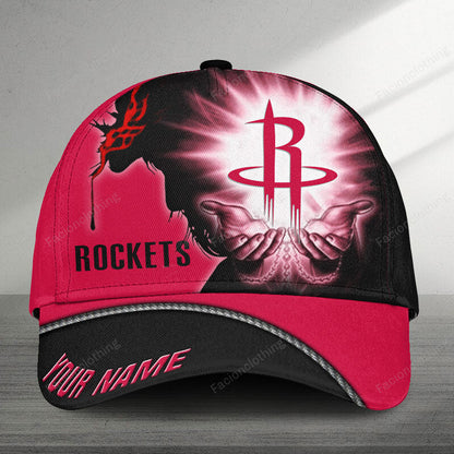 [HOT DEAL] NEW CUSTOMIZED NBA07 HRO HOUSTON ROCKETS CLASSIC CAP