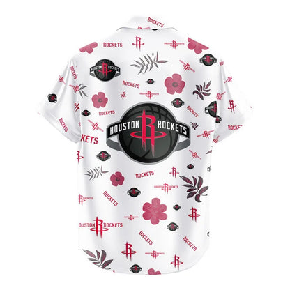 [HOT DEAL] NEW CUSTOMIZED NBA07 HRO HOUSTON ROCKETS UNISEX HAWAIIAN SHIRT & SHORTS SET