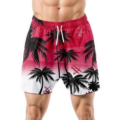 [HOT DEAL] NEW CUSTOMIZED NBA07 HRO HOUSTON ROCKETS UNISEX HAWAIIAN SHIRT & SHORTS SET