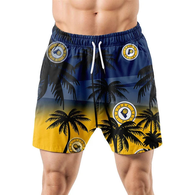 [HOT DEAL] NEW CUSTOMIZED NBA06 IPA INDIANA PACERS UNISEX HAWAIIAN SHIRT & SHORTS SET