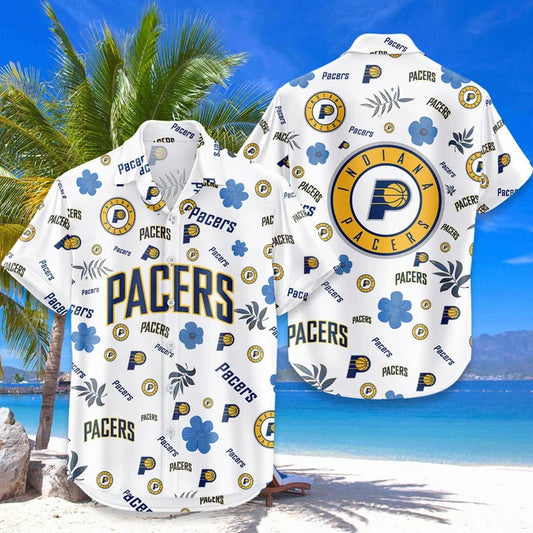 [HOT DEAL] NEW CUSTOMIZED NBA06 IPA INDIANA PACERS UNISEX HAWAIIAN SHIRT & SHORTS SET