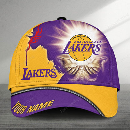 [HOT DEAL] NEW CUSTOMIZED NBA09 LLA LOS ANGELES LAKERS CLASSIC CAP